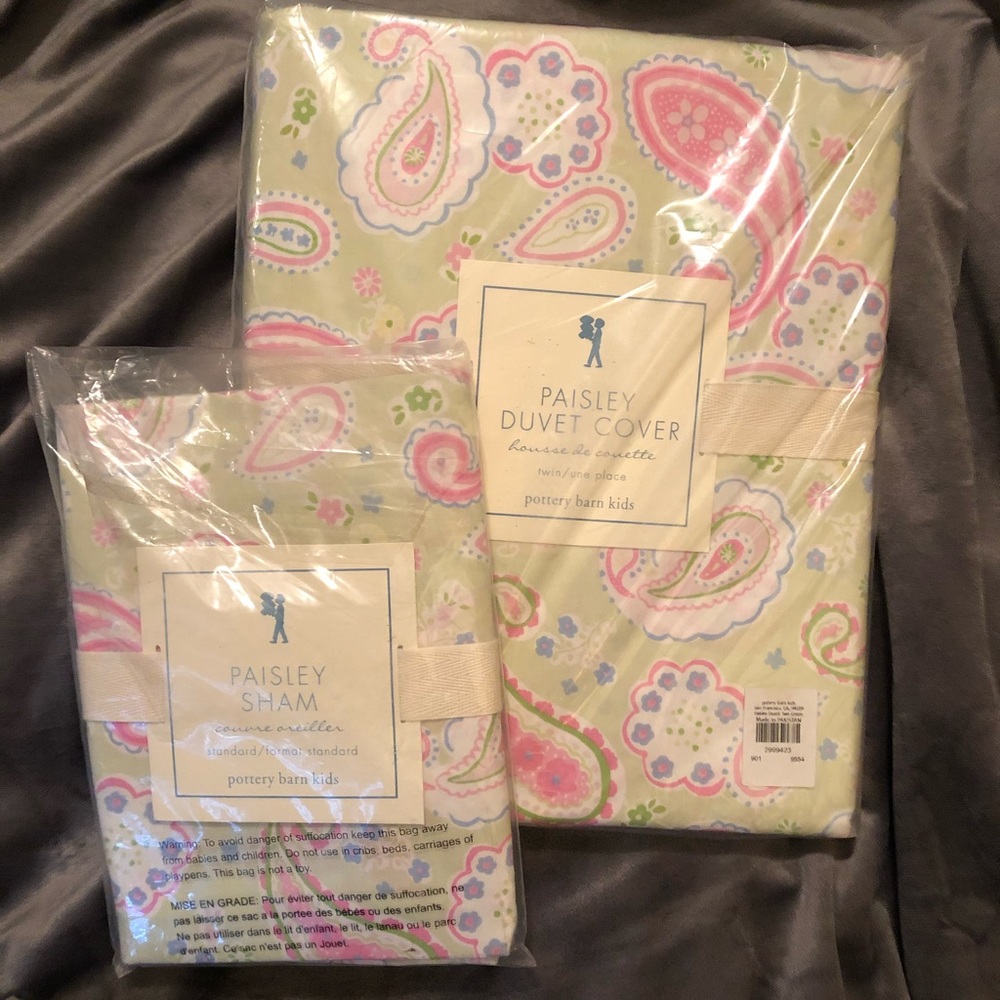 Pottery Barn Kids Duvet Cover & Sham!